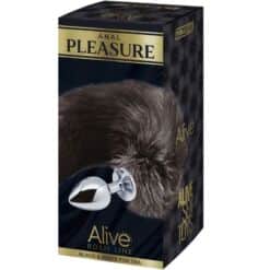 ALIVE - ANAL PLEASURE PLUG METAL COLA DE ZORRO TALLA M - piKanteo | Despierta tu lado más piKante
