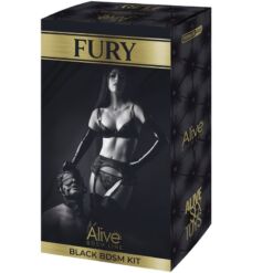 ALIVE - FURY KIT 10 PIEZAS BDSM NEGRO - piKanteo | Despierta tu lado más piKante