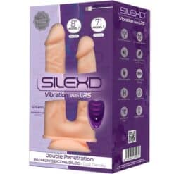 SILEXD - MODELO 1 PENE REALÍSTICO DOBLE PENETRACION VIBRADOR SILICONA PREMIUM SILEXPAN CONTROL REMOTO 17.5 / 19.5 CM - piKanteo | Despierta tu lado más piKante
