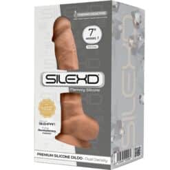 SILEXD - MODELO 1 PENE REALÍSTICO SILICONA PREMIUM SILEXPAN CARAMELO 17.5 CM - piKanteo | Despierta tu lado más piKante