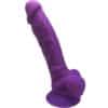 SILEXD - MODELO 1 PENE REALÍSTICO SILICONA PREMIUM SILEXPAN VIOLETA 17.5 CM - piKanteo | Despierta tu lado más piKante