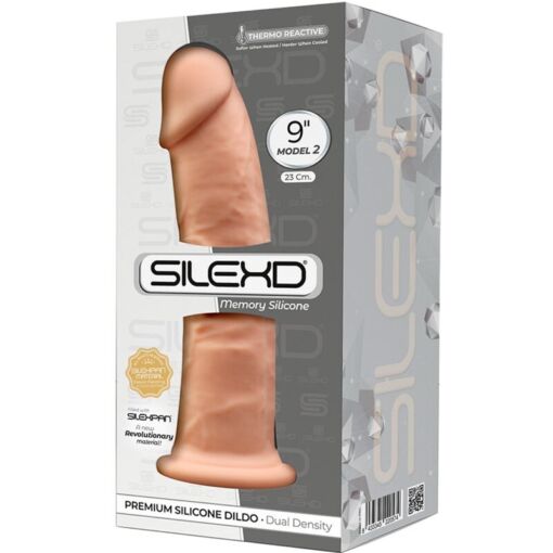 SILEXD - MODELO 2 PENE REALÍSTICO SILICONA PREMIUM SILEXPAN 23 CM - Imagen 3