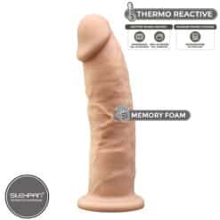 Alternative view of SILEXD - MODELO 2 PENE REALÍSTICO SILICONA PREMIUM SILEXPAN 23 CM