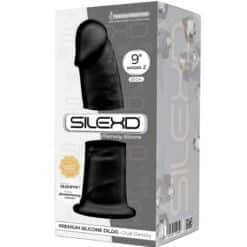 SILEXD - MODELO 2 PENE REALÍSTICO SILICONA PREMIUM SILEXPAN NEGRO 23 CM - piKanteo | Despierta tu lado más piKante