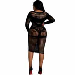 Alternative view of MOONLIGHT - MODELO 3 VESTIDO NEGRO TALLA ÚNICA / PLUS SIZE
