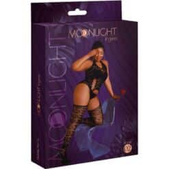 MOONLIGHT - MODELO 2 BODYSTOCKING NEGRO TALLA ÚNICA / PLUS SIZE - piKanteo | Despierta tu lado más piKante