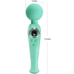 PRETTY LOVE - SKYLER VIBRADOR WAND VERDE - piKanteo | Despierta tu lado más piKante
