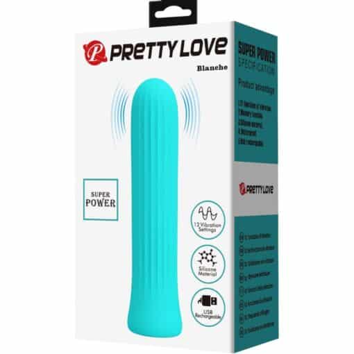 PRETTY LOVE - BLANCHE VIBRADOR ESTIMULADOR AZUL - Imagen 7