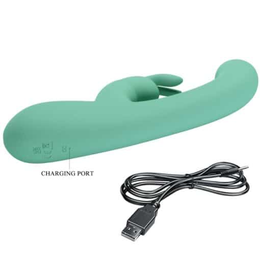 PRETTY LOVE - LAMAR VIBRADOR RABBIT & PUNTO G VERDE - Imagen 7