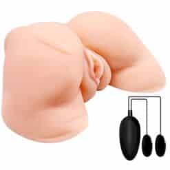 CRAZY BULL - VAGINA Y ANO CON MALLA REALISTA CON VIBRACIÓN - piKanteo | Despierta tu lado más piKante