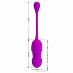 PRETTY LOVE - CALLIE HUEVO VIBRADOR RECARGABLE MORADO - piKanteo | Despierta tu lado más piKante
