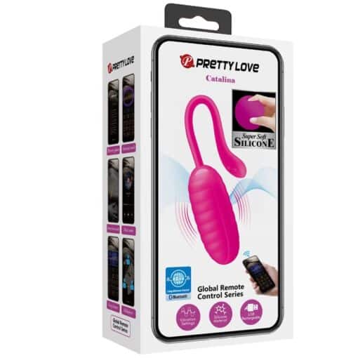 PRETTY LOVE - CATALINA HUEVO VIBRADOR RECARGABLE ROSA - Imagen 12