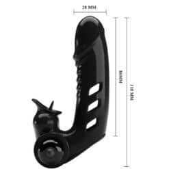 PRETTY LOVE - CORBIN FUNDA DEDO VIBRADOR NEGRO - piKanteo | Despierta tu lado más piKante