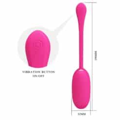 PRETTY LOVE - DOREEN HUEVO VIBRADOR RECARGABLE MAGENTA CONTROL REMOTO - piKanteo | Despierta tu lado más piKante