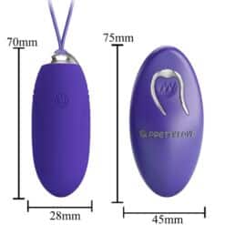 PRETTY LOVE - JENNY YOUTH HUEVO VIBRADOR CONTROL REMOTO VIOLETA - piKanteo | Despierta tu lado más piKante