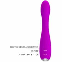 PRETTY LOVE - HECTOR VIBRADOR ELECTROSHOCK RECARGABLE & IMPERMEABLE MORADO - piKanteo | Despierta tu lado más piKante