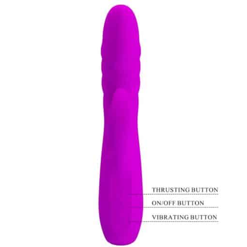 PRETTY LOVE - MELANIE VIBRADOR CONEJO RECARGABLE MORADO - Imagen 6