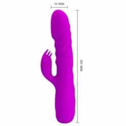 PRETTY LOVE - MELANIE VIBRADOR CONEJO RECARGABLE MORADO - piKanteo | Despierta tu lado más piKante