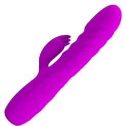Alternative view of PRETTY LOVE - MELANIE VIBRADOR CONEJO RECARGABLE MORADO