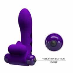 PRETTY LOVE - ORLANDO FUNDA DE DEDO VIBRADOR MORADO - piKanteo | Despierta tu lado más piKante