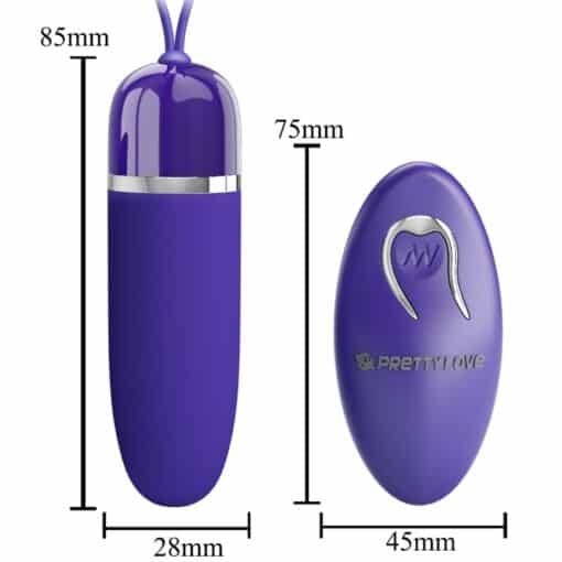 PRETTY LOVE - DARLENE YOUTH MINI BALA VIBRADORA VIOLETA - Imagen 4