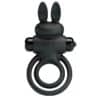 PRETTY LOVE - ANILLO VIBRADOR III CONEJO PARA PENE NEGRO - piKanteo | Despierta tu lado más piKante