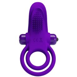 Alternative view of PRETTY LOVE - ANILLO VIBRADOR PARA PENE MORADO