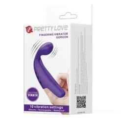 PRETTY LOVE - GORGON VIBRADOR DE DEDO RECARGABLE MORADO - piKanteo | Despierta tu lado más piKante