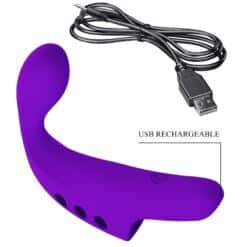 PRETTY LOVE - GORGON VIBRADOR DE DEDO RECARGABLE MORADO - piKanteo | Despierta tu lado más piKante