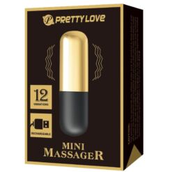 PRETTY LOVE - BALA VIBRADOR RECARGABLE DORADO - piKanteo | Despierta tu lado más piKante
