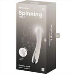 SATISFYER - SPINNING VIBE 1 VIBRADOR ROTADOR G-SPOT BEIGE - piKanteo | Despierta tu lado más piKante