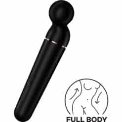 SATISFYER - PLANET WAND-ER MASAJEADOR VIBRADOR NEGRO - piKanteo | Despierta tu lado más piKante