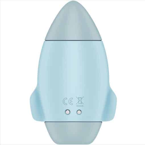 SATISFYER - MISSION CONTROL AZUL VIBRADOR PEQUEÑO DE DOBLE IMPULSO - Imagen 4