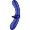 SATISFYER - DOUBLE CRYSTAL DILDO AZUL - piKanteo | Despierta tu lado más piKante