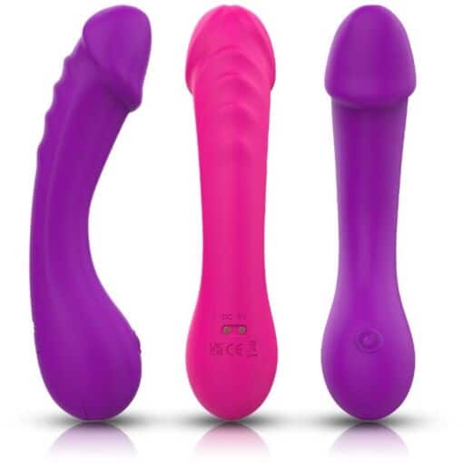 ARMONY - DILDO VIBRADOR PUNTO G SILICONA FUCSIA - Imagen 5