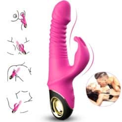 Alternative view of ARMONY - ZING DILDO VIBRADOR RABBIT FUCSIA