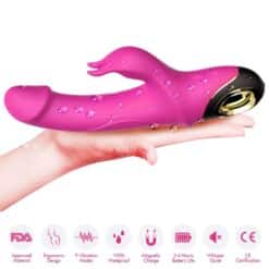 ARMONY - METEROR DILDO VIBRADOR RABBIT ROTADOR FUCSIA - piKanteo | Despierta tu lado más piKante