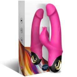 ARMONY - METEROR DILDO VIBRADOR RABBIT ROTADOR FUCSIA - piKanteo | Despierta tu lado más piKante