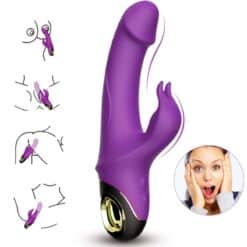 Alternative view of ARMONY - METEROR DILDO VIBRADOR RABBIT ROTADOR VIOLETA