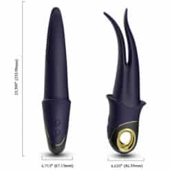 ARMONY - SHADOW VIBRADOR PINZA AZUL OSCURO - piKanteo | Despierta tu lado más piKante