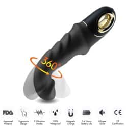 ARMONY - JOYBLADE DILDO VIBRADOR ROTADOR NEGRO - piKanteo | Despierta tu lado más piKante