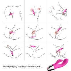 Alternative view of ARMONY - VIBRADOR RABBIT FUCSIA