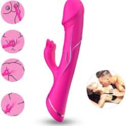 Alternative view of ARMONY - DILDO VIBRADOR RABBIT SILICONA FUCSIA