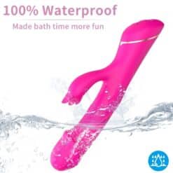 ARMONY - DILDO VIBRADOR RABBIT SILICONA FUCSIA - piKanteo | Despierta tu lado más piKante