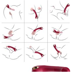 Alternative view of ARMONY - PRINCE DILDO VIBRADOR & ROTADOR ROJO