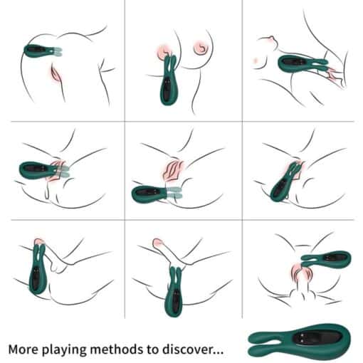 ARMONY - ESTIMULADOR & VIBRADOR RABBIT VERDE - Imagen 2