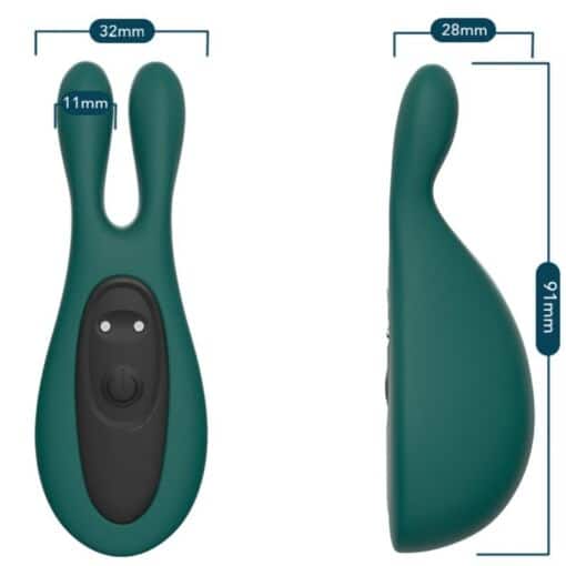 ARMONY - ESTIMULADOR & VIBRADOR RABBIT VERDE - Imagen 4