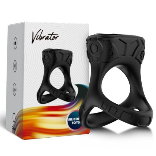ARMONY - ANILLO VIBRADOR & MULTIPOSICIÓN NEGRO - Imagen 5