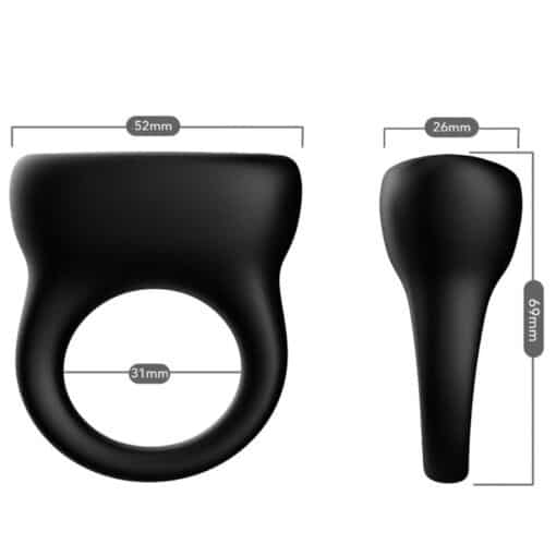 ARMONY - ANILLO VIBRADOR NEGRO - Imagen 3