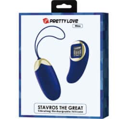 PRETTY LOVE - MINA HUEVO VIBRADOR CONTROL REMOTO AZUL - piKanteo | Despierta tu lado más piKante